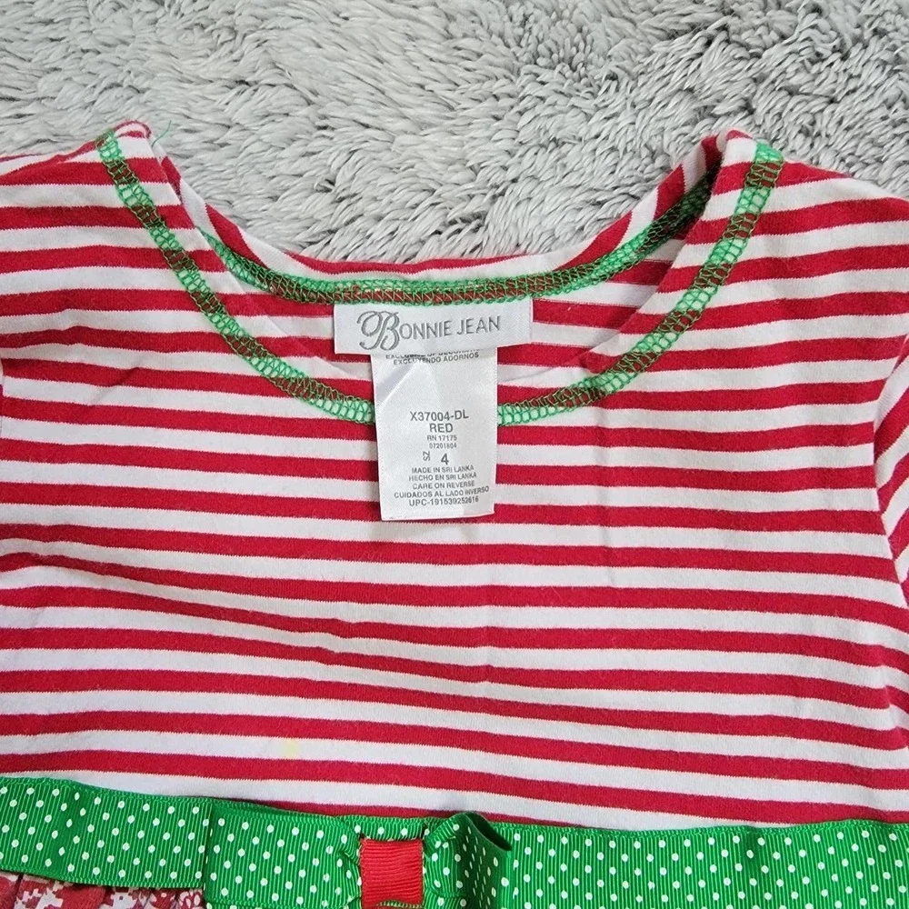 Bonnie Jean Christmas Dress Size 4